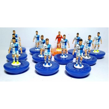 Subbuteo Andrew Table Soccer Pas Giannina away 2023-24 on Classic Hasbro bases